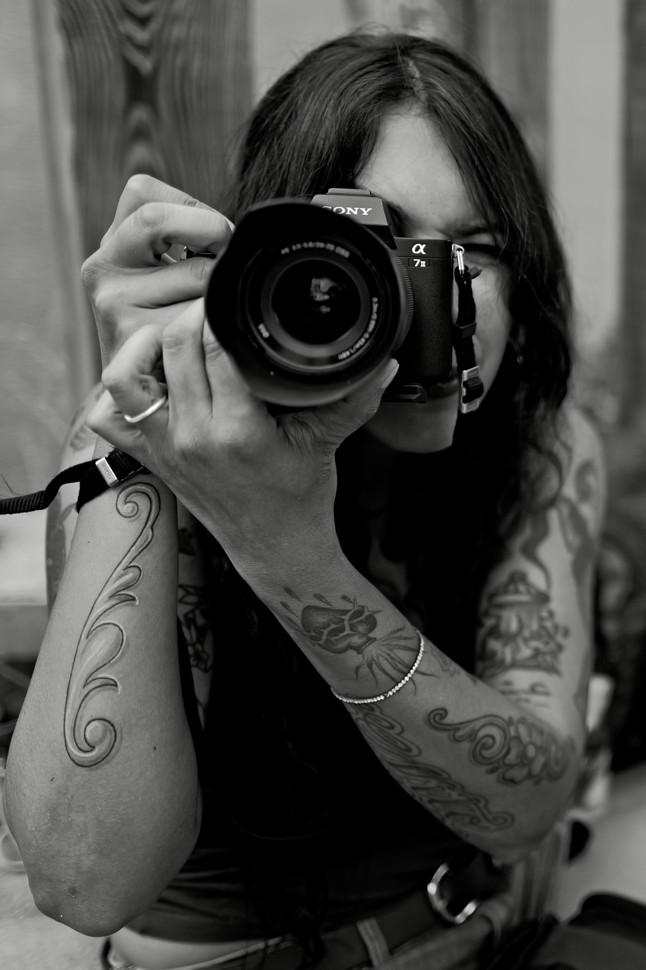 Marian, rollerskater and photographer at GSA Photo Film, Barcelona